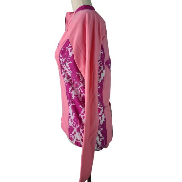 Hincapie Pink White Cut Away Cycling Bike Riding Top Jersey Large - Picture 2 of 6